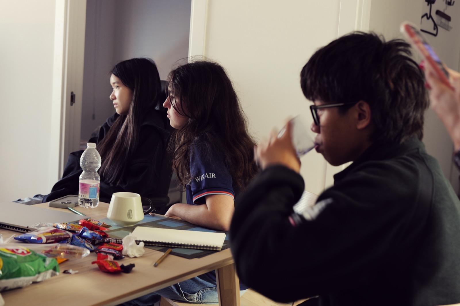 Students during a WIKAIR workshop.